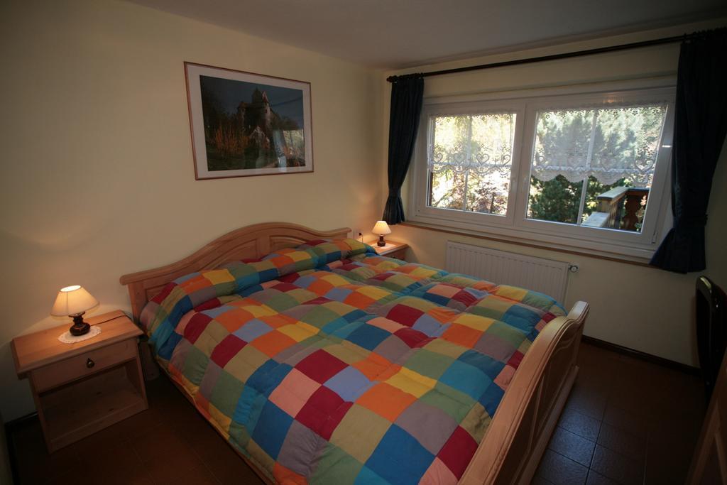 Villetta Panorama Apartman Canazei Szoba fotó